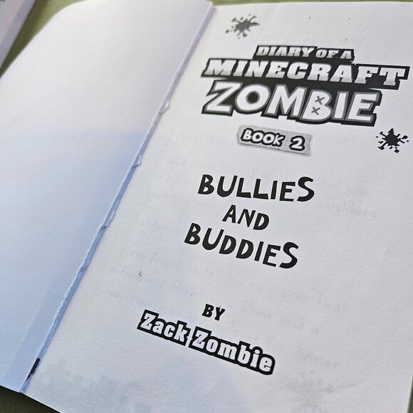 Diary of Minecraft Zombie A Scare of a Dare and Bullies and Buddies Books 1 & 2 - Picture 4 of 10